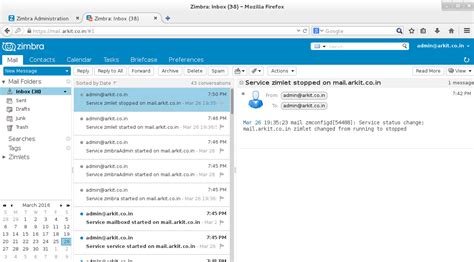 zimbra mail mininterno.